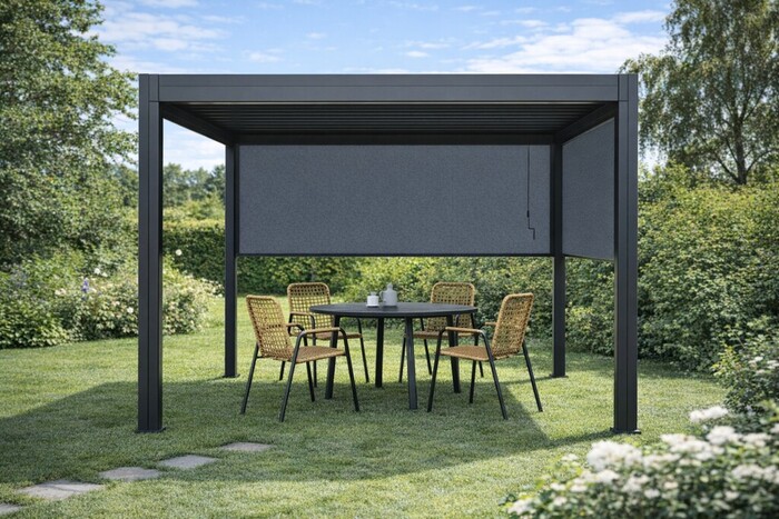 Sidepanel til pergola 3 meter - Sunlife®